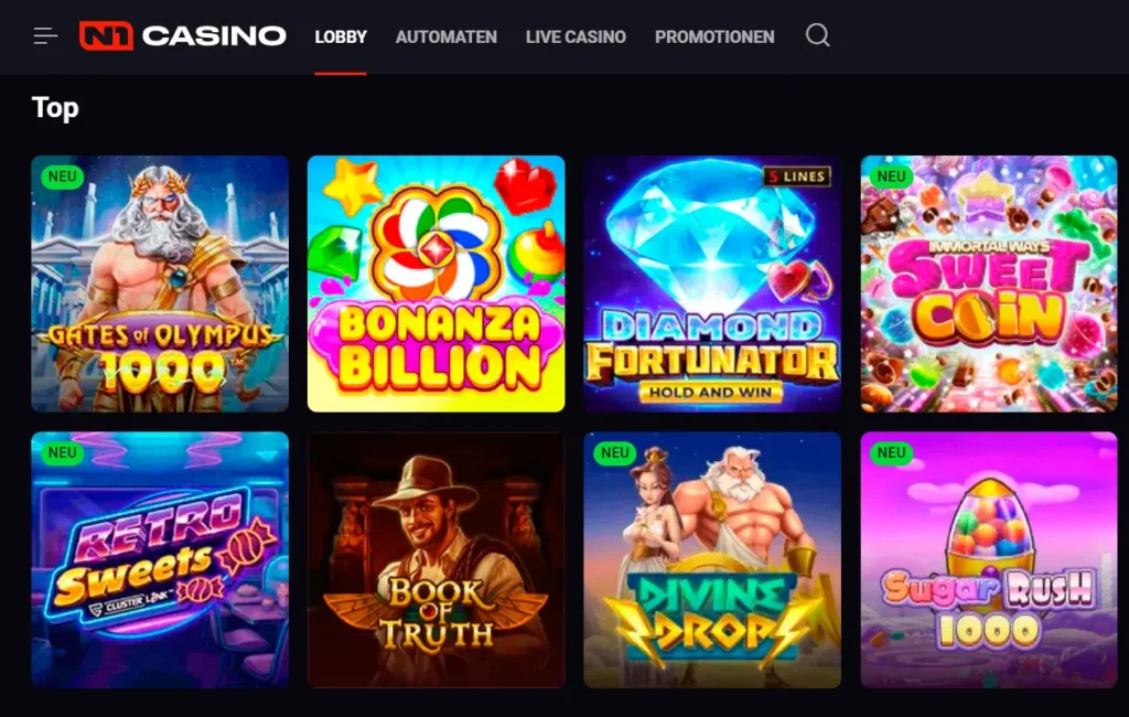 n1 casino free spins